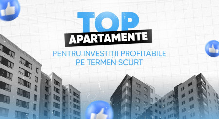 Top apartamente pentru investitii profitabile pe termen scurt in Chisinau