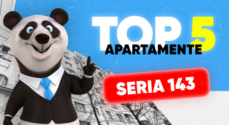 Top 5 apartamente de vânzare în Chișinău seria 143