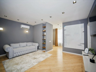 Apartament cu 2 camere+living, bloc nou, Buiucani, O. Ghibu.