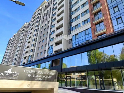 Apartament cu 1 cameră și living, variantă albă, ExFactor, Vasile Lupu!