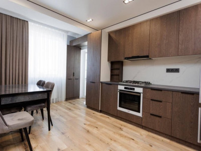 Apartament cu 1 cameră în bloc nou, reparație euro, Botanica, str. Valea Crucii.