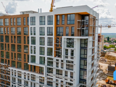 Apartament cu 1 cameră și living în complexul Solaris