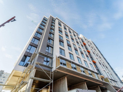 Apartament cu 1 cameră+living, 48 mp, Botanica, variantă albă, Family Residence.