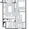 Apartament cu 1 cameră+living, bloc nou, variantă albă, Durlești, Chișinău.  thumb 4