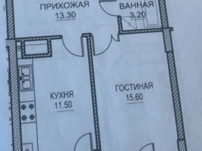 Botanica/Aeroport, Apartament cu 1 cameră, Bloc Nou, ExFactor! Autonoma!