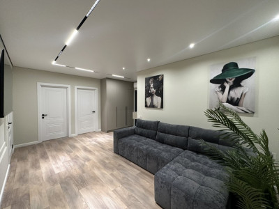 Bloc Nou! Buiucani, str. Ion Buzdugan, 2 camere + living. Euroreparație!