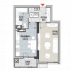 Buiucani/Durlești, apartament cu 1 cameră, bloc nou. Prima Etapă!  thumb 4