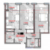 Lagmar Smart Home - apartament cu 2 camere în rate, 69,74 mp! thumb 1