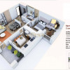 Apartament cu 2 camere de vânzare, 72,45 mp, Tractorul, Coresi Mall, Brasov. thumb 3