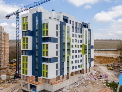 Квартира с 2 спальнями и гостиной, ЖК Cartierul Cluj, Б05. Доступна в рассрочку!