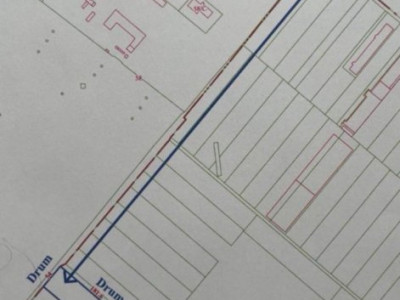 Teren agricol in proces de perf. In constructii