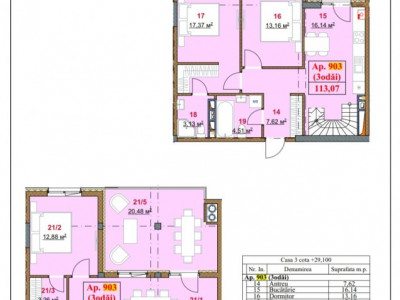 Квартира в рассрочку от застройщика! Durlești Residence, 2 комнаты, 67,08 кв.м.