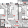 Apartament cu 2 camere și living, șos. Hâncești, Telecentru, Solaris. thumb 5