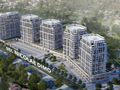 Apartament cu 2 camere și living+terasă, Olimp Towers. În rate de la dezvoltator