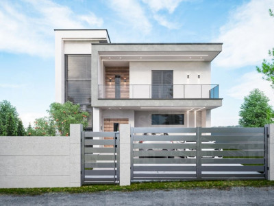 Скандинавский дом, 2 этажа, 220 м², 3 спальни, Бачой.
