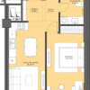 Apartament cu 1 cameră si living în complexul City Gardens, Râșcani. thumb 4