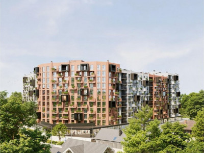În rate pe 6 ani! Bosco Residenza, 1 cameră+living, 66 mp, Bl. 5.