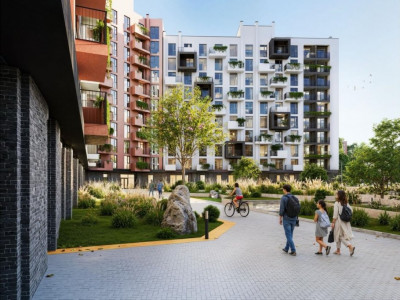 Bosco Residenza, 2 camere+living, 64,3 mp, Bl. 5. Achitare în rate!
