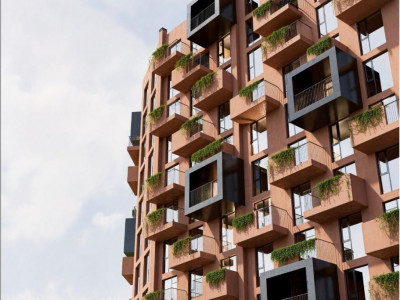 В рассрочку на 6 лет! Bosco Residenza, 2 комнаты + гостиная, 68,9 м², блок 6.