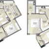 Penthouse cu 3 camere+living, 139,2 m2, Bosco Residenza. Achitare în rate! thumb 2