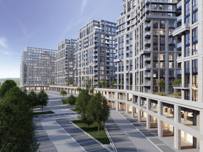 Apartament cu 1 cameră +living, variantă albă, Olimp Towers, Durlești, Chișinău.