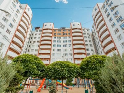 Квартира с 2 спальнями + гостиная, новострой, сдан в эксплуатацию, Рышкановка.