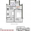 Hora Village, Vanzare apartament cu 1 cameră, 36 mp, Buiucani thumb 4