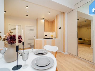 Apartament modern de 2 camere+living în Complexul Ecovzor–Poșta Veche, Iazului.