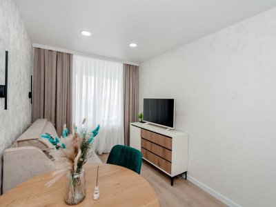 Telecentru — str. Sfînta Vinere, garsonieră cu comodități proprii.