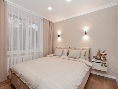 Двухкомнатная квартира с гостиной, евро-ремонт, Буюканы, ул. Ион Пеливан.