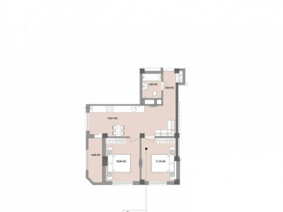 Apartament cu 2 camere în bloc nou, Centru, Alexandru Cosmescu.