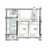 2-комнатная квартира с living-зоной, 70.53 м² — Colina Verde Residence 3 thumb 4