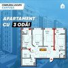 Vânzare apartament cu 3 camere! Complexul Rezidențial Cartușa (Durlești) thumb 1