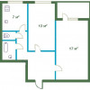 Apartament cu 2 camere, 55 m², Botanica, bd. Traian. thumb 7