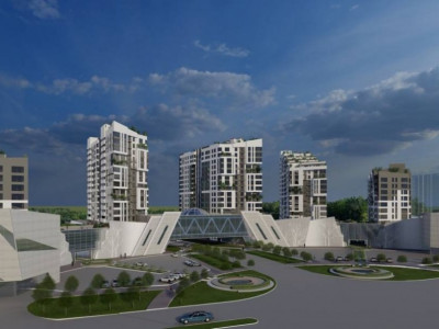 Apartament cu 1 camera 36,5m varianta alba bloc nou complex Cluj Lagmar