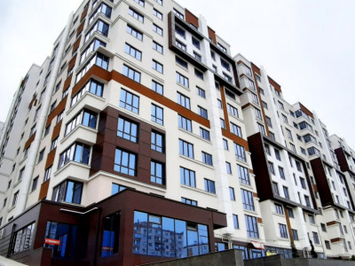 Apartament cu 1 cameră, 48 m², bloc nou, variantă albă, Ciocana, Chișinău.