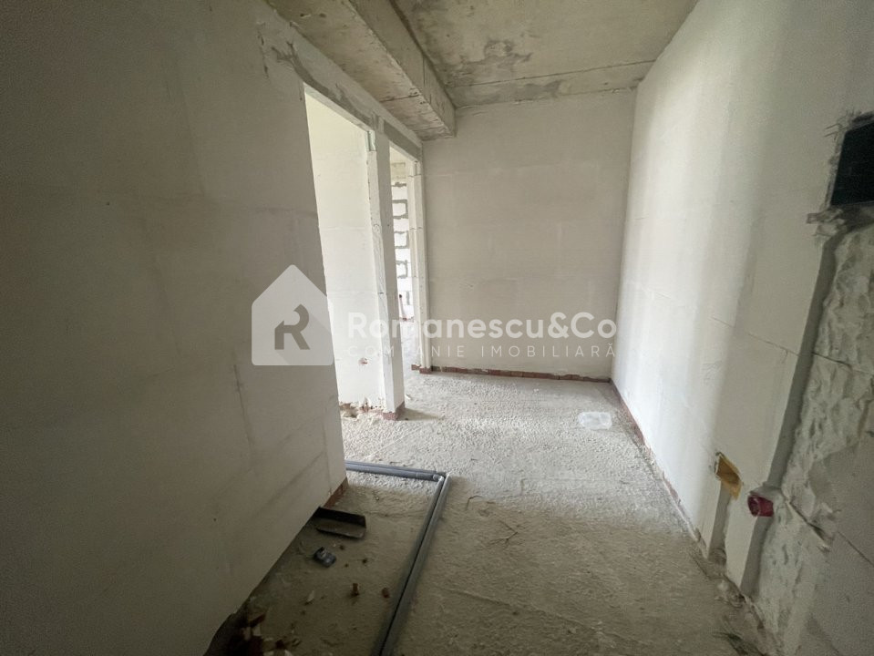 De vânzare apartament cu 1 cameră în bloc nou, variantă albă, Durlești. 6