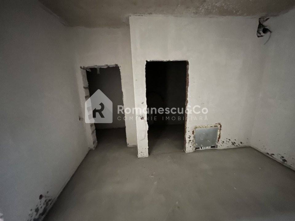 Apartament cu 2 camere, 65 mp, bloc nou, variantă albă, Centru, Chișinău. 5