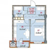 Apartament în rate de la dezvoltator! Cartierul Cluj, 1 cameră, 41 mp. thumb 2