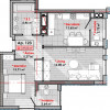 59,52mp Lagmar Smart Home apartament varianta alba Rascani thumb 2