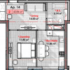 42,84 mp Lagmar Smart Home apartament varianta alba Rascani thumb 2