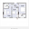 Двухкомнатная квартира в белом варианте, 47,68 кв.м., ЖК Codru Residence! thumb 4